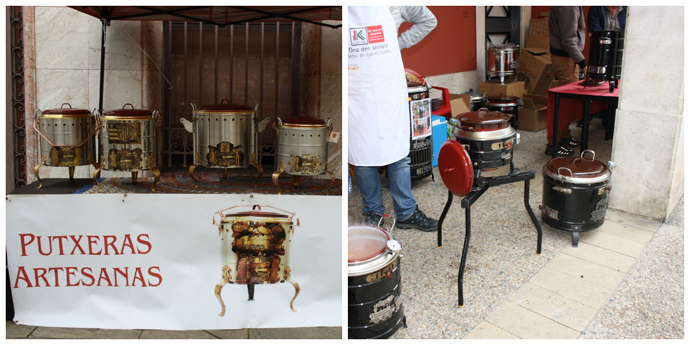 Pucheras en Castilla, putxeras en Euskadi