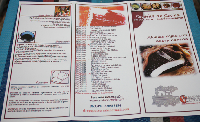 Calendario de concursos de pucheras u ollas ferroviarias